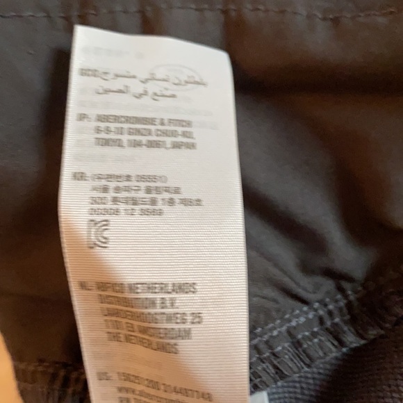 NWT Abercrombie & Fitch gray high rise wind pant joggers - Picture 13 of 15